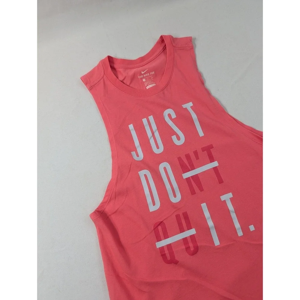 Nike‎ Women's Dont Quit Dri-Fit Tank Pink Small
